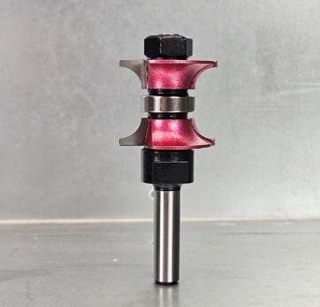 Фреза двойной радиус с подшипником R=5 D=26x15-20 S=8 PROCUT 618823P (L1- мм, L2-15 мм, D1-26 мм, D2-8 мм)