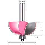 Фреза внешний радиус "Галтель" (нижний подшипник) Z=2 R=6 D=21.5x9.5x60 S=12 PROCUT 305220P (L1-60 мм, L2-9.5 мм, D1-21.5 мм, D2-12 мм)