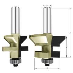 Набор фрез "Вагонка" D=50.8x25.4 S=12 ARDEN 611201