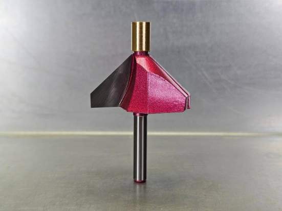 Фреза для снятия фаски 45гр. (тонкий упор) 22° D=17.47x18.64x59.2 S=6 PROCUT 156601SP (L1-59.2 мм, L2-18.64 мм, D1-17.47 мм, D2-6 мм)