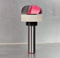 Фрезы для желобов и чаш пластиковый подшипник Z2 R=10 D=31.8x13x74.5 S=12 PROCUT 215288BP