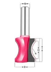 Фреза профильная "Углублённый шар" Z=2 R=4.76 D=25.4x30x70 i1=22.2 S=12 PROCUT 329241P