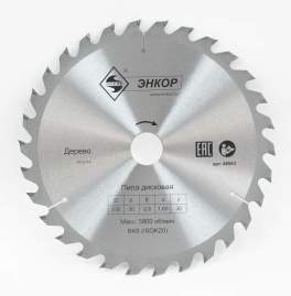 Диск пильный по дереву ф230х30 z30 Энкор 48563