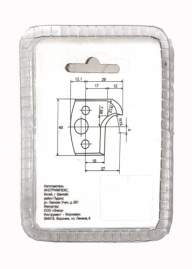 Ножи д/насадных фрез 2шт  т/з Энкор 19315