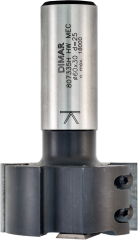 Фреза Dimar 807335H четвертная Z2+2 со сменными ножами D60x30 L100 хвостовик 25x55
