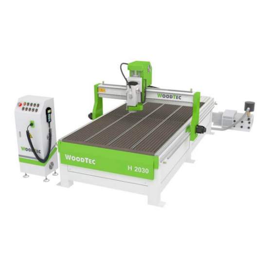 Фрезерный станок с ЧПУ WoodTec H 2030