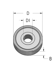 Подшипник WPW B190063 D19,05 d6,35 B7,1