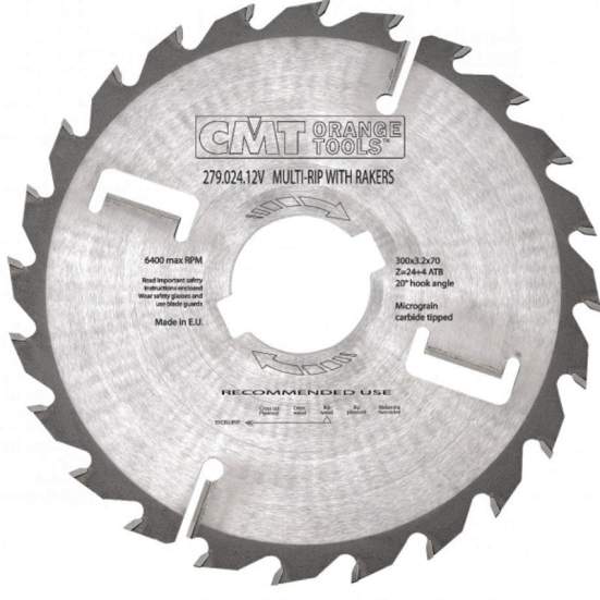 Диск пильный 250x70x2,7/1,8 18° 10° ATB Z=20+4 CMT 280.020.10V
