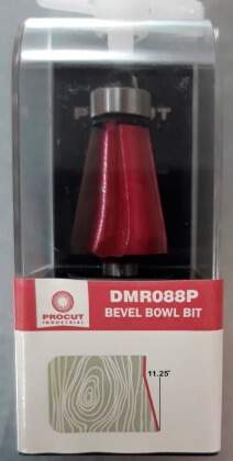 Фреза для снятия свесов нижний подшипник Z=2 D=21.5x26x64 S=8 PROCUT DMR088P (L1-64 мм, L2-26 мм, D1-21.5 мм, D2-8 мм)