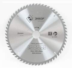 Диск пильный по дереву ф250х30 z60 Энкор 48568