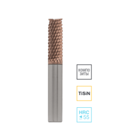 Концевая фреза-роутер для композитов и пластика, 6х22х50 RODMIX 10306220501
