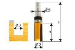 Фреза кромочная прямая ф15,8х26мм хв. 8мм Энкор 46182