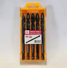 Сверло 12мм (набор 5шт) по керамике и керамограниту усиленное PROCUT 502012