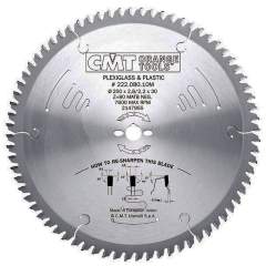 Диск пильный 250x30x2,8/2,2 -3° MATB Z=80 CMT 222.080.10M