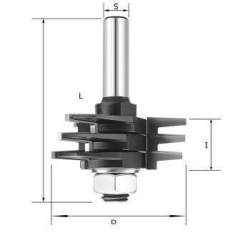 Фреза шиповое сращивание верхний подшипник Z=2 D=63.5x23.29x83 h=12.7 S=12 PROCUT 602211BP