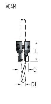 Зенковка WPW AC4M370D  регулируемая D11,5÷15,5 для сверел 3÷7,2 со сверлом плавная спираль