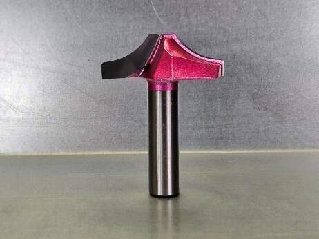 Фреза профильная для фасадов R=20 D46xI16xL61 S=12 PROCUT 416213P (L1-61 мм, L2-16 мм, D1-46 мм, D2-12 мм)