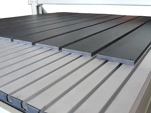 Рабочий стол С «Т» - пазами для крепления заготовки фрезерногого станка Woodtec Вудтек серии eco