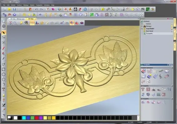 Совместимость с CAM программой ArtCam фрезерногого станка Woodtec Вудтек серии eco